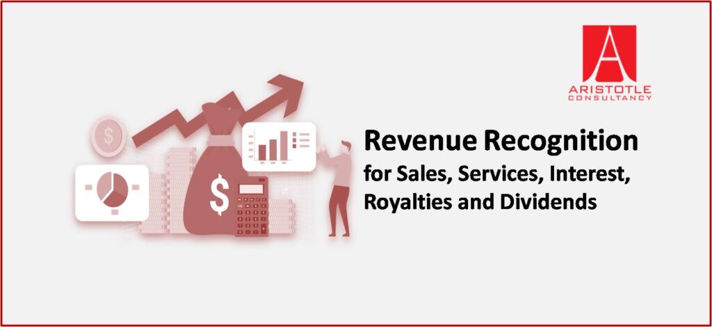 Revenue Recognition for Sales, Services, Interest, Royalties and Dividends