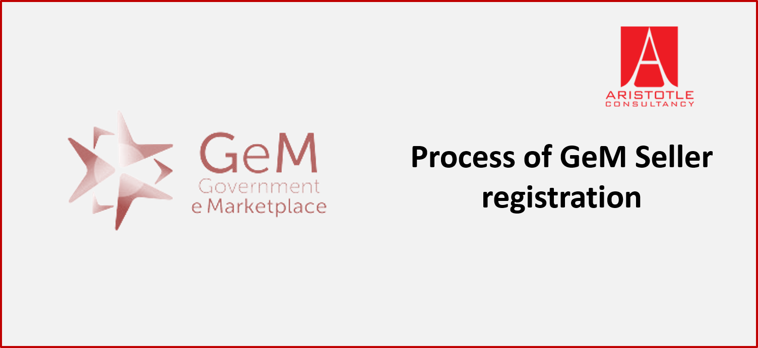 Process of GeM Seller registration